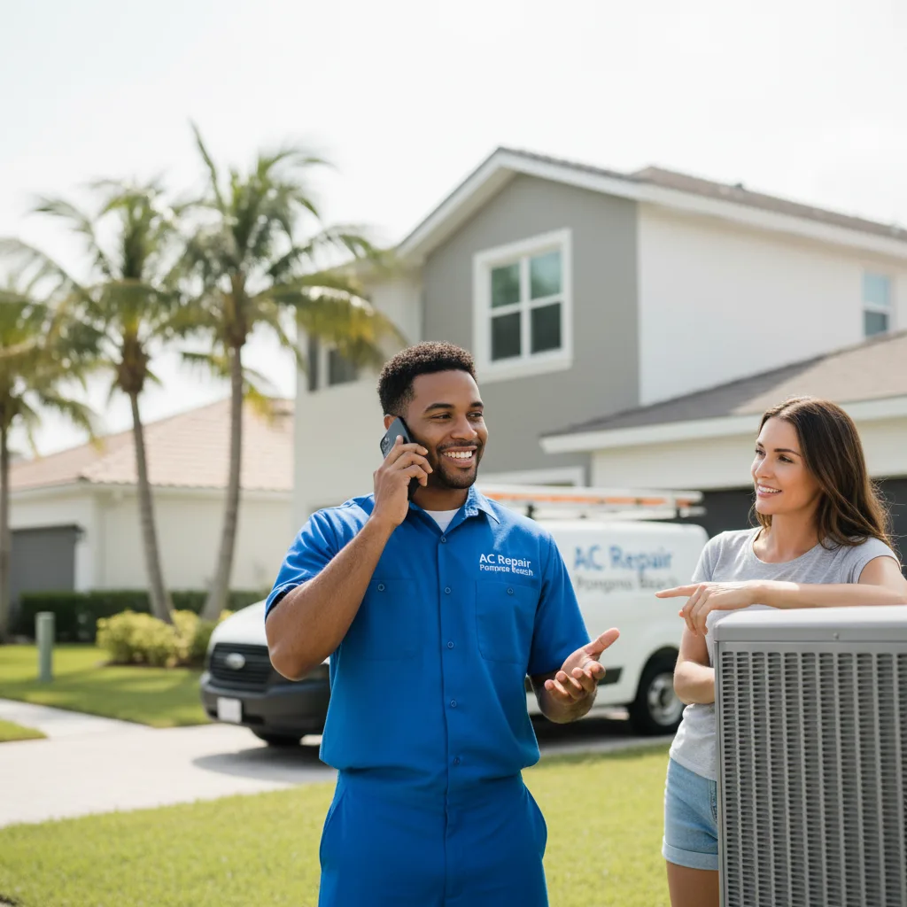 AC Repair Pompano Beach customer support in Lansdowne
